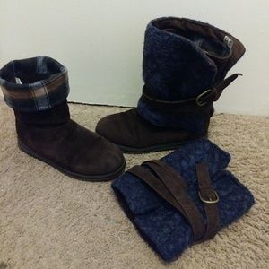 Muk luks women Boot 3in1 different ways to wear it